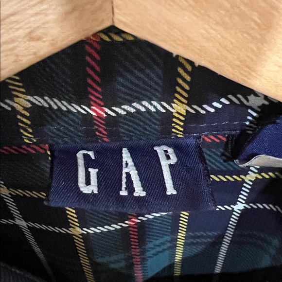 GAP Vintage See Through Plaid Shirt - Picture 2 of 5